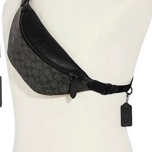 Coach signature belt bag